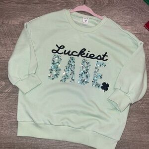 Luckiest babe sweatshirt